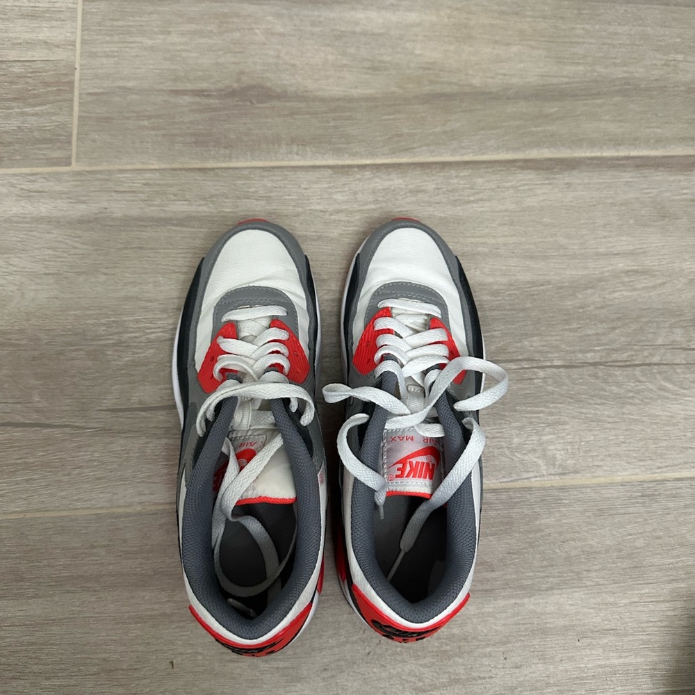 Nike Kids Red and Gray Sneakers